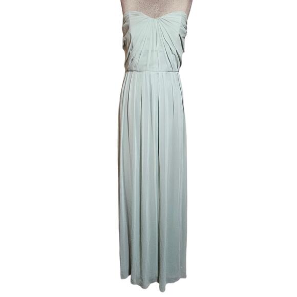 Mint Green Strapless Cocktail Dress Size 12 - Picture 1 of 3